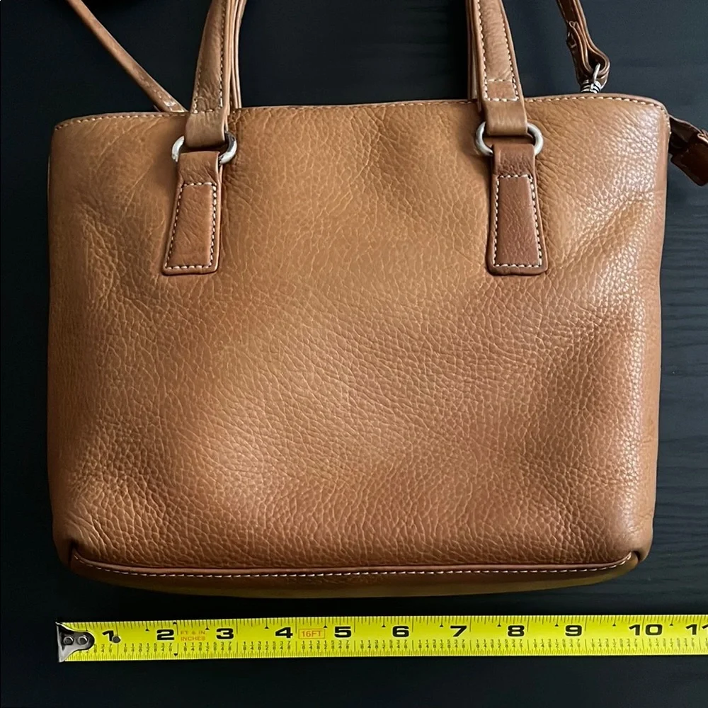 Vintage Fossil Tan Leather Tote bag - Picture 10 of 10